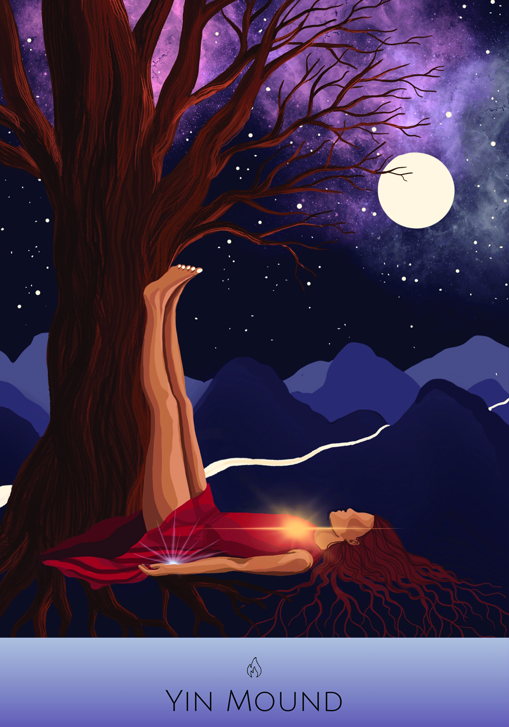 Yin Mound oracle card
